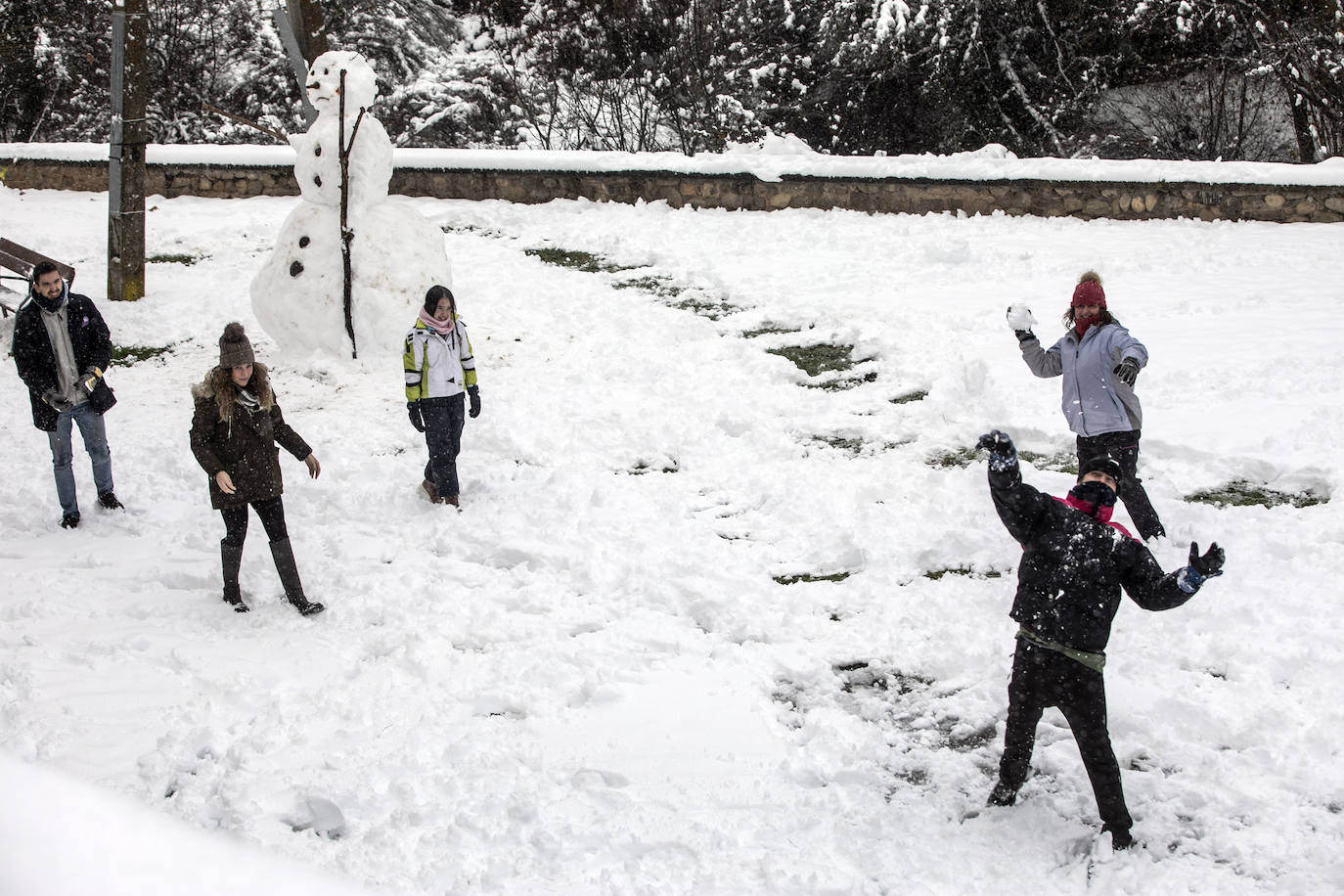 Fotos: Los Cameros, cubiertos de nieve