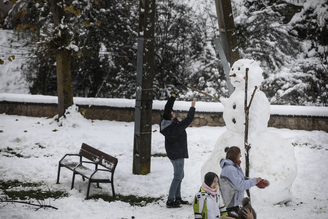 Fotos: Los Cameros, cubiertos de nieve