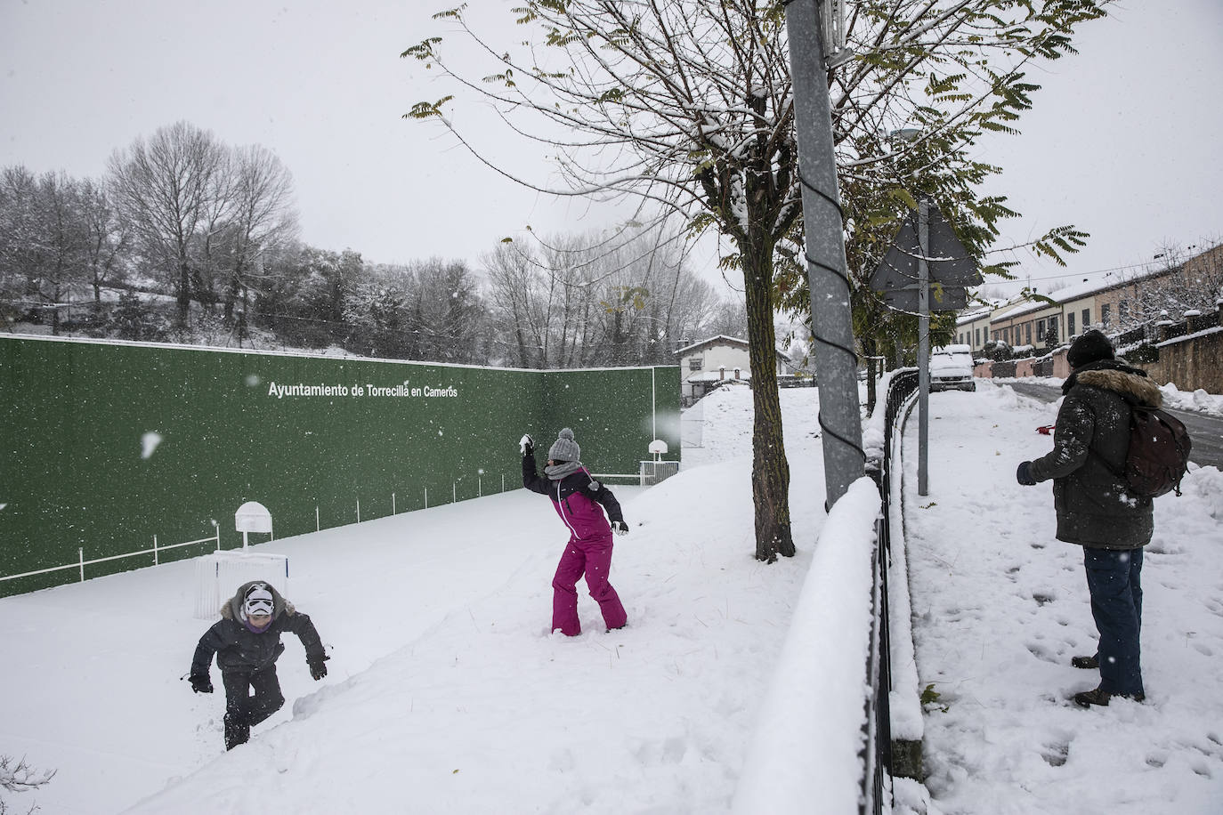 Fotos: Los Cameros, cubiertos de nieve