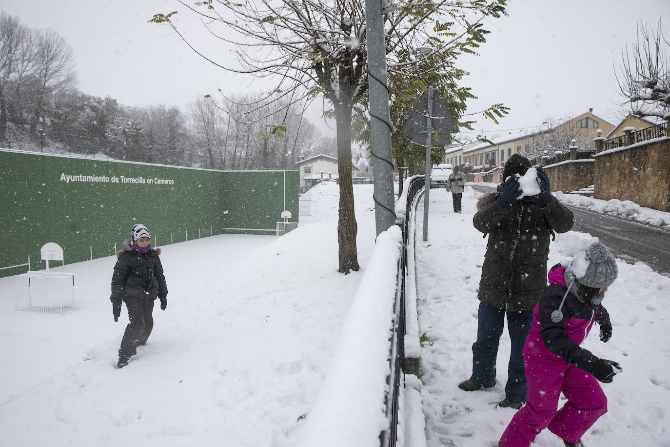 Fotos: Los Cameros, cubiertos de nieve