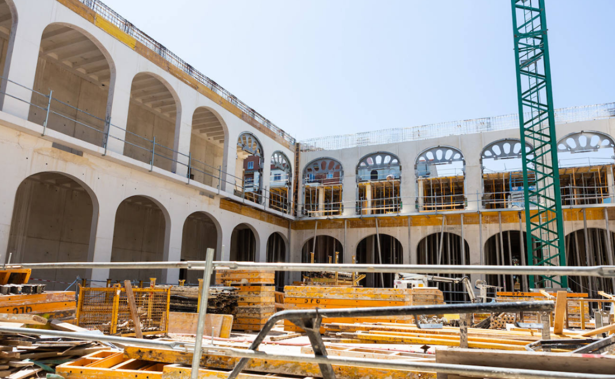 Obras en el Sagasta.