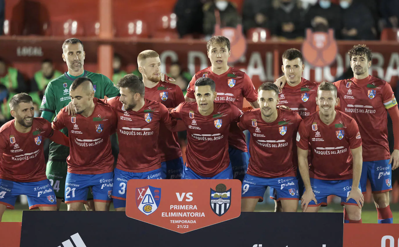 Los riojanos han caído en la tanda de penaltis ante el Atlético Baleares