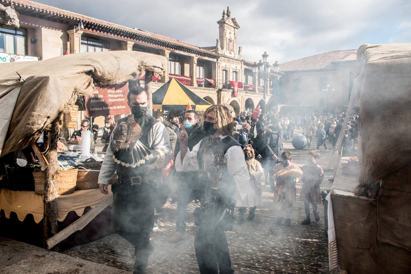 Primera jornada de las tradicionales ferias de Santo Domingo de la Calzada.