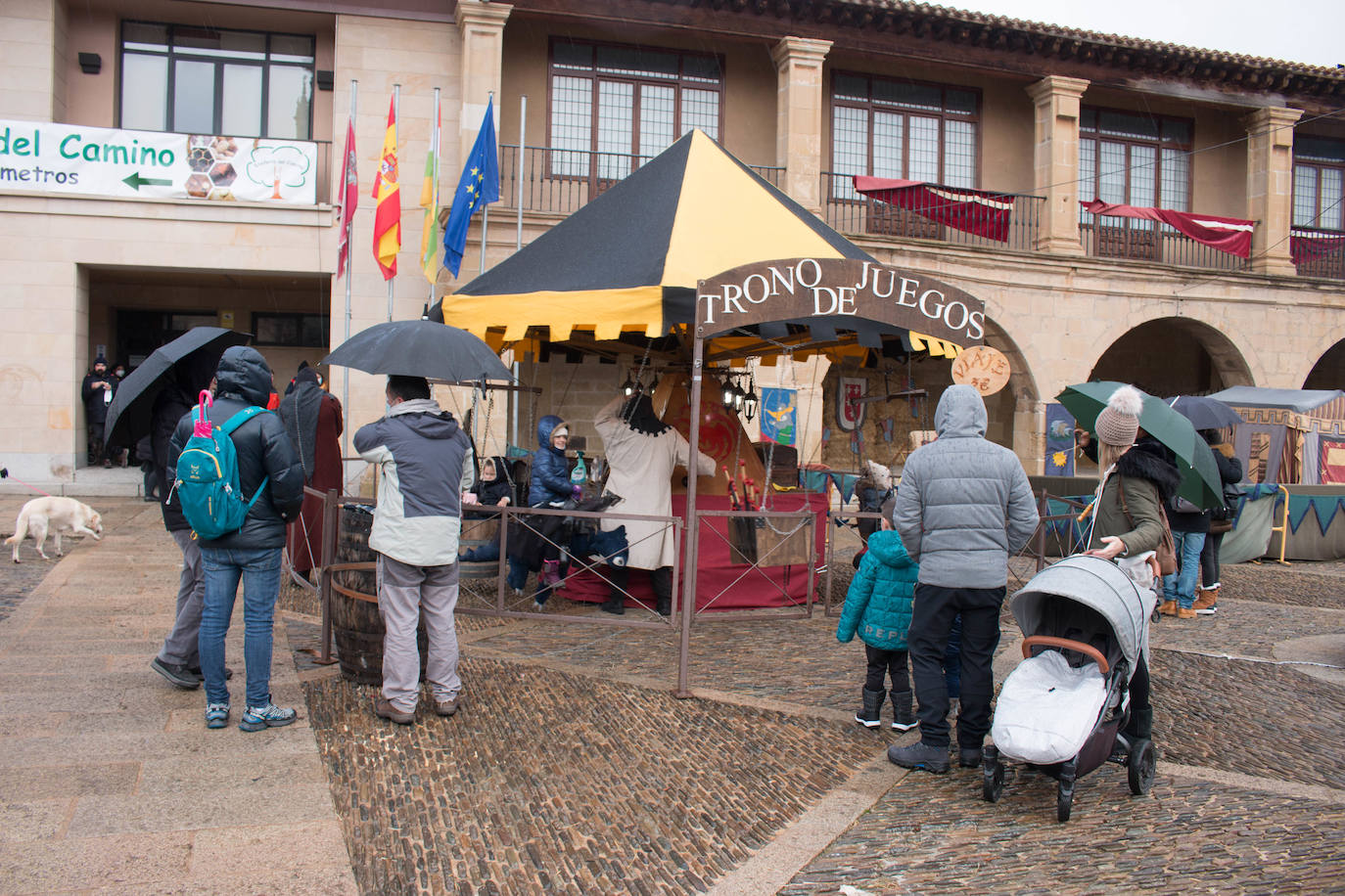 Segundo día de las Ferias de la Concepción en Santo Domingo, que han estado marcadas por la lluvia.