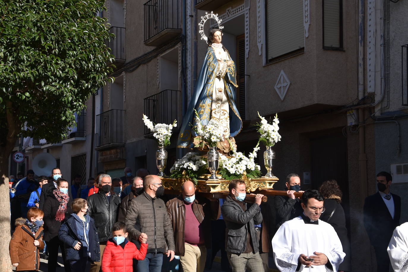 Fotos: La Inmaculada recorre las calles de Cervera