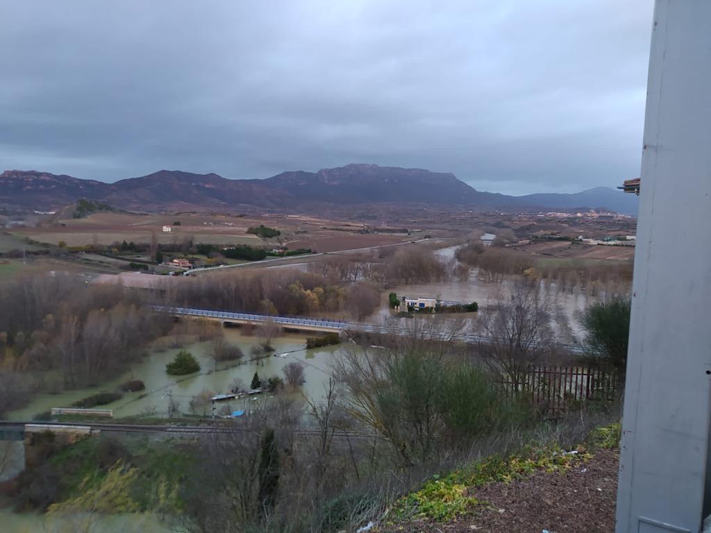 Vista desde la Atalaya de Haro al entorno del Barrio de la Estación.