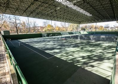 Imagen secundaria 1 - Logroño Deporte renovará las pistas de tenis de Las Norias