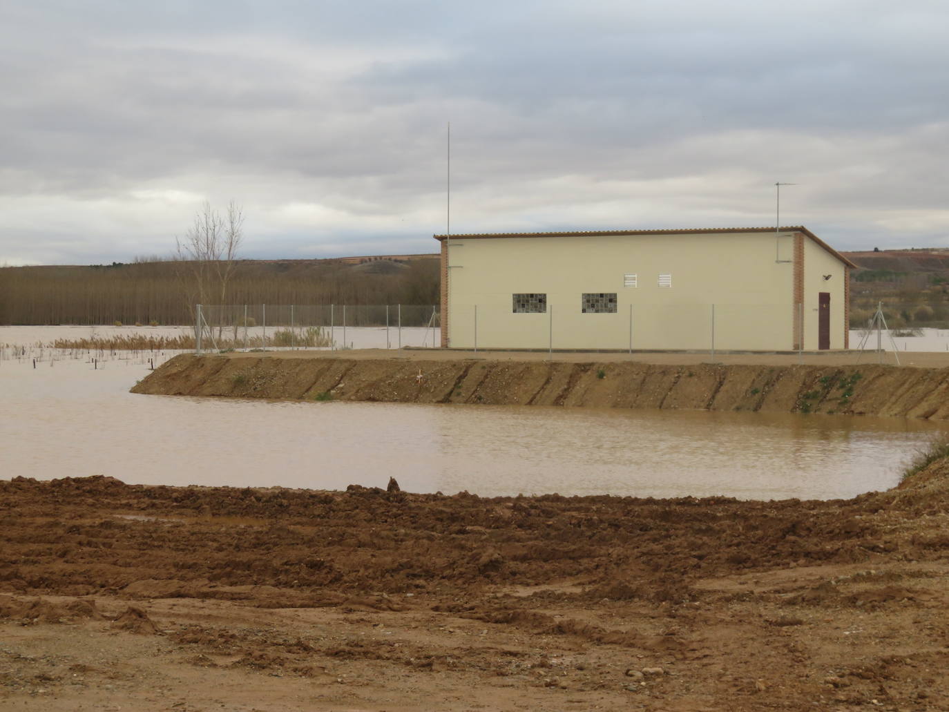 Fotos: Terrenos inundados en Alfaro