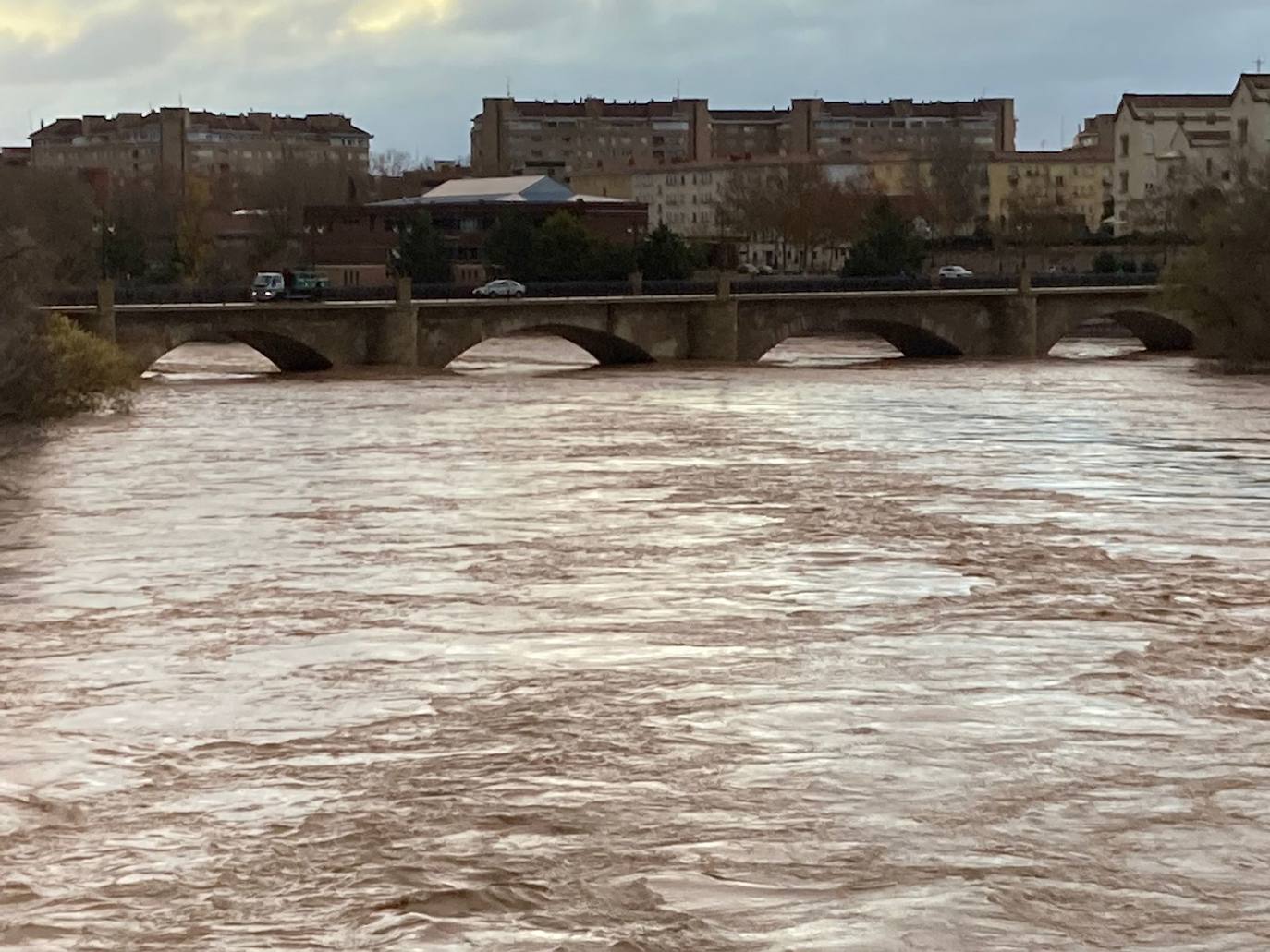 Fotos: Los daños causados por la crecida del Ebro en Logroño