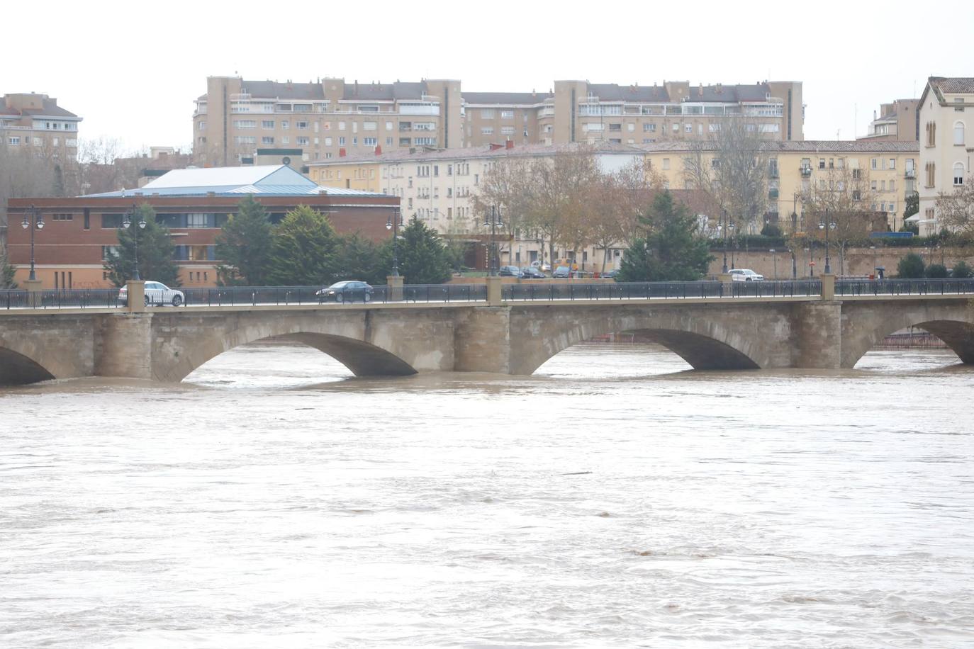 Fotos: Los daños causados por la crecida del Ebro en Logroño