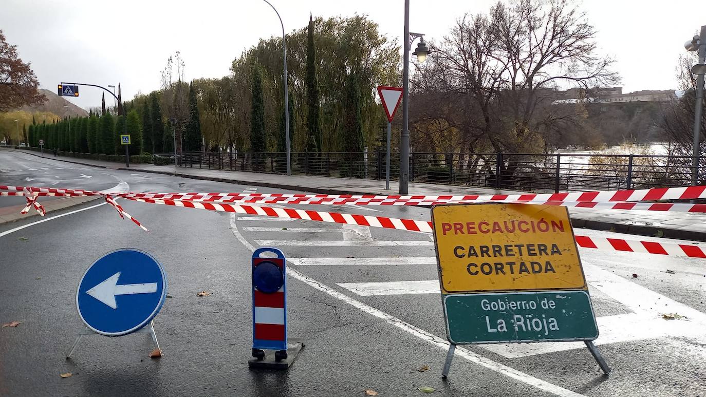 Fotos: Los daños causados por la crecida del Ebro en Logroño