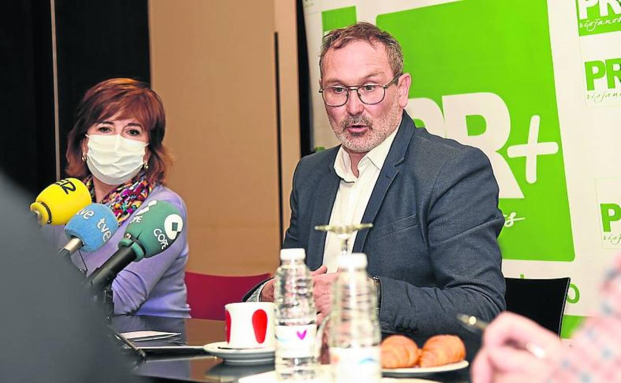 Rubén Antoñanzas, durante la presentación del congreso.