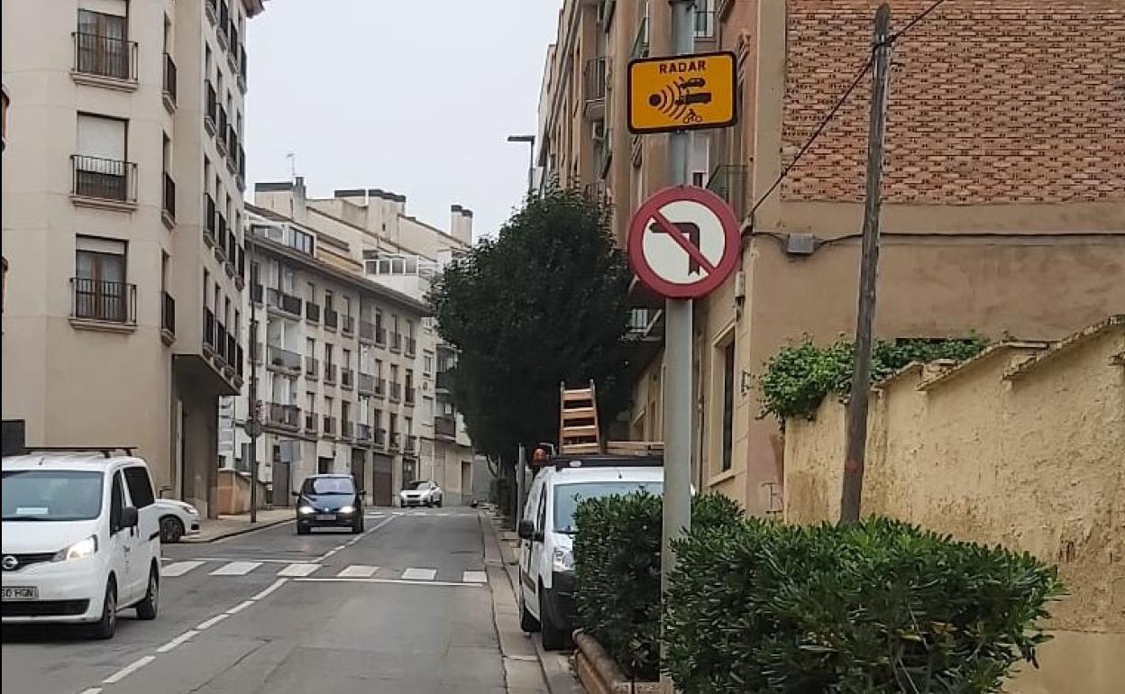 Señalizados los radares del casco urbano de Calahorra