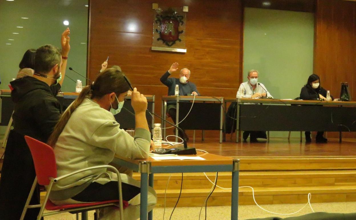 PSOE e IU votaron en contra de las mociones presentadas por el PP. 