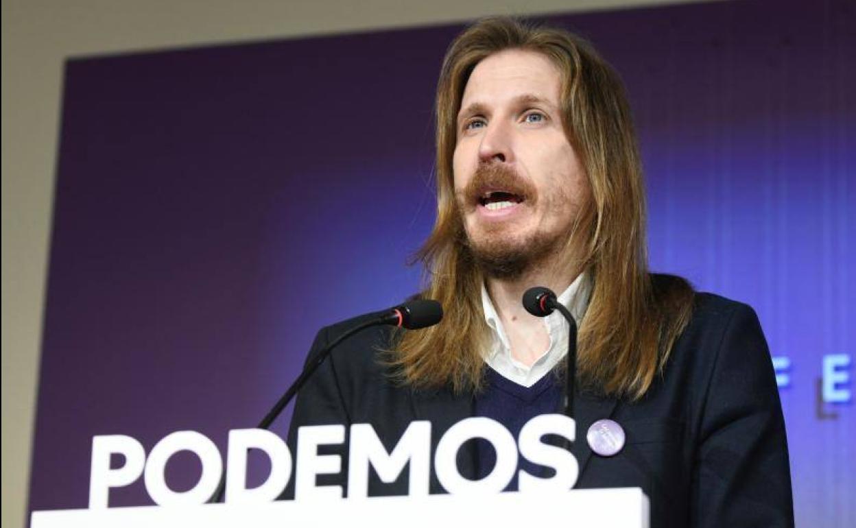 El portavoz de Podemos, Pablo Fernández.