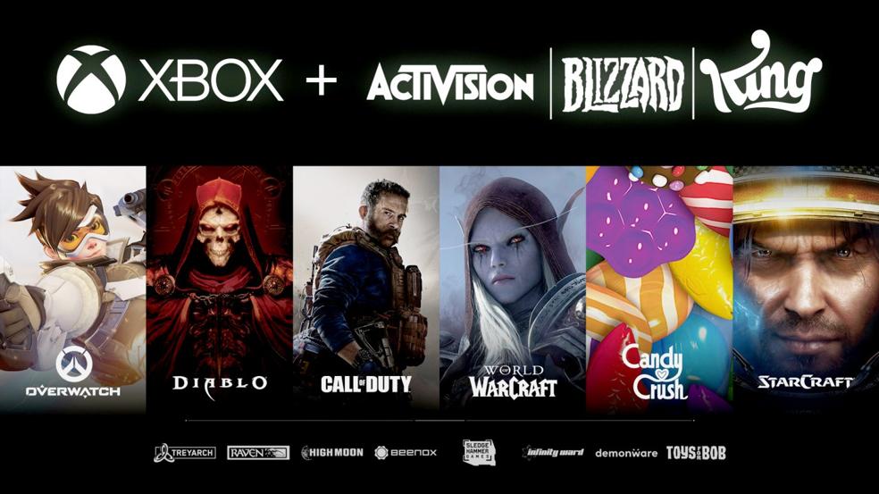 Nuevas adquisiciones. Imagen promocional que muestra las distintas franquicias de videojuegos que se unen al entramado de Xbox Games Studios. 