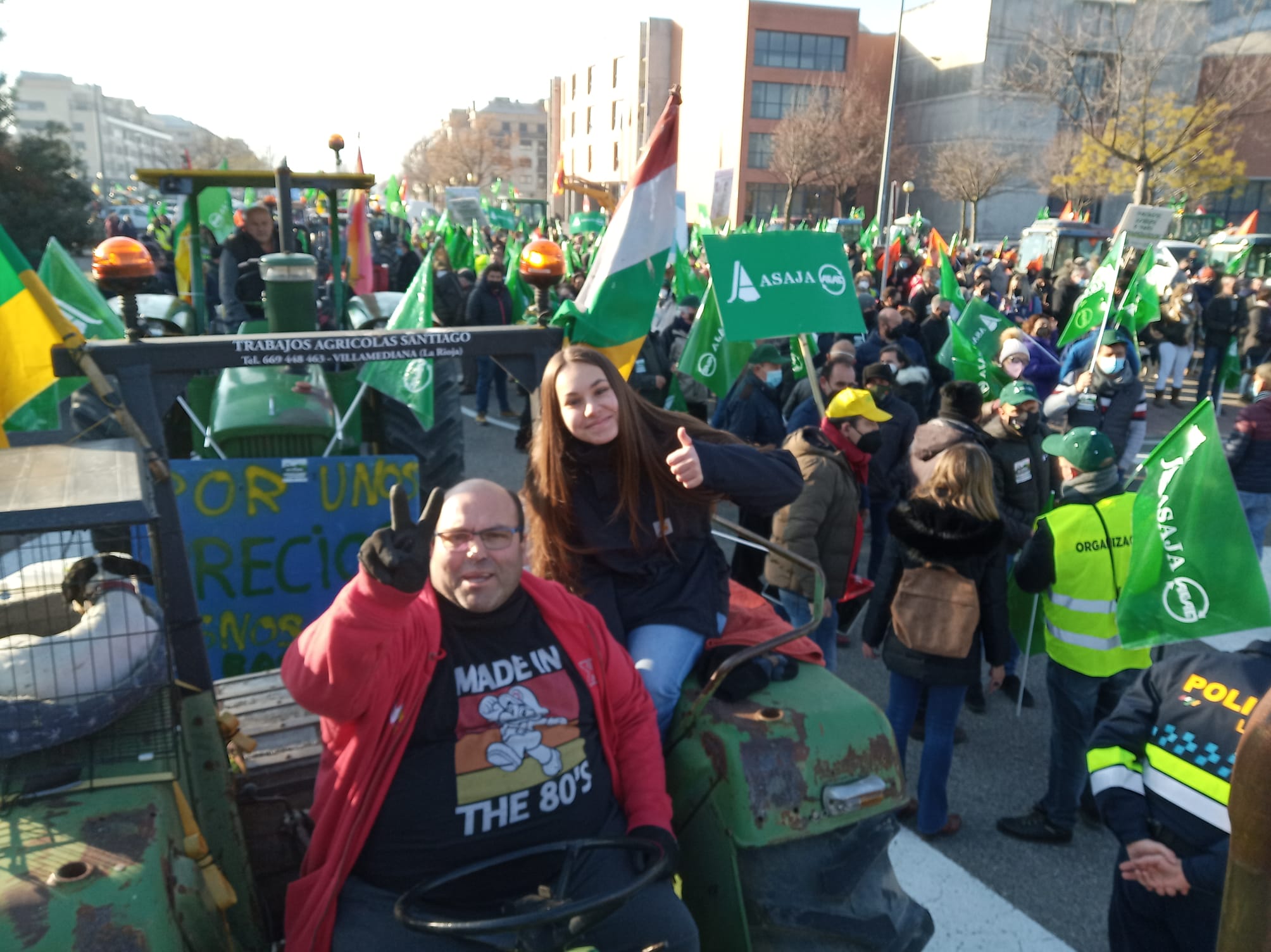 Fotos: Así ha sido la salida de la manifestación del campo