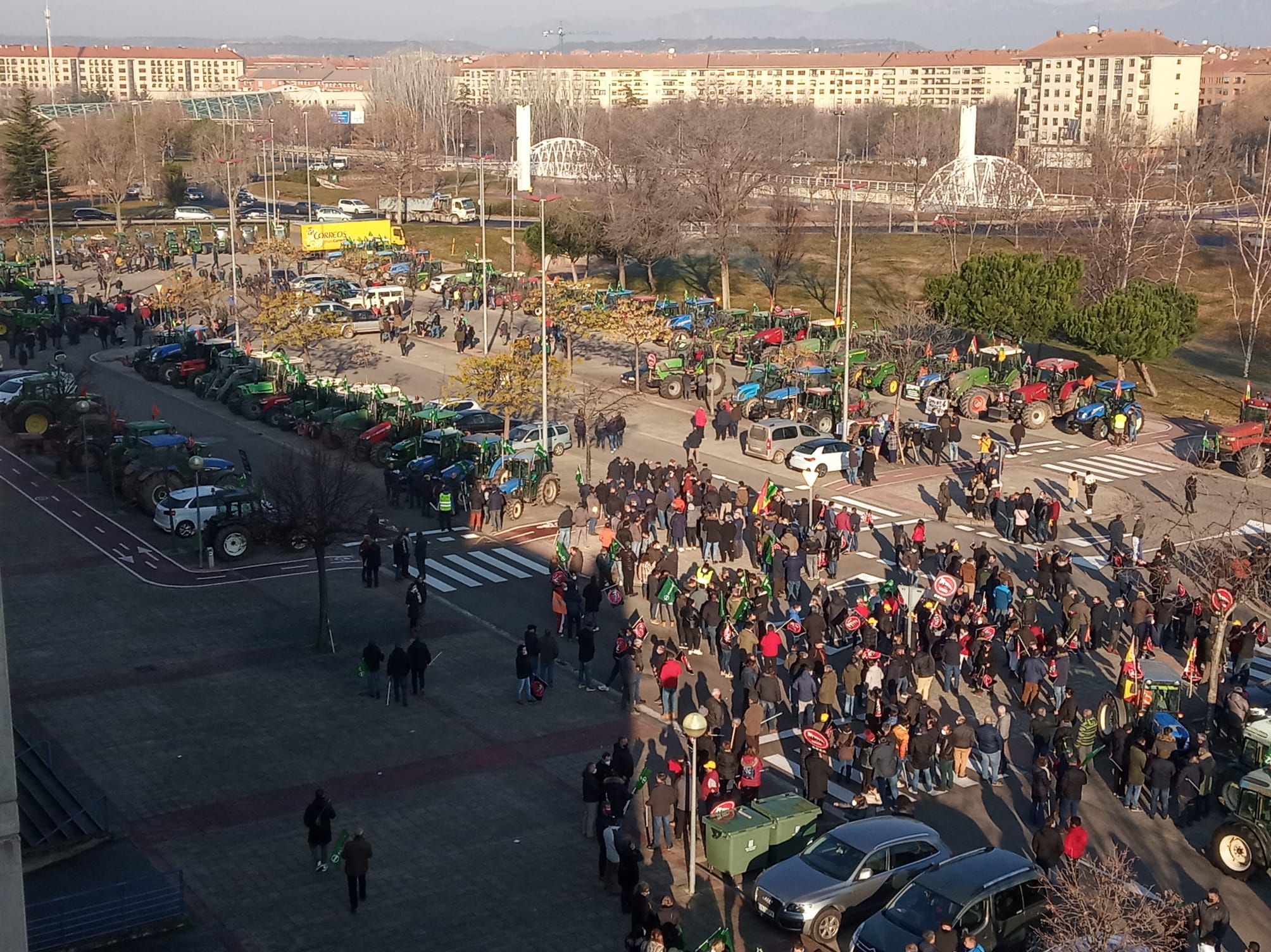 Fotos: Así ha sido la salida de la manifestación del campo