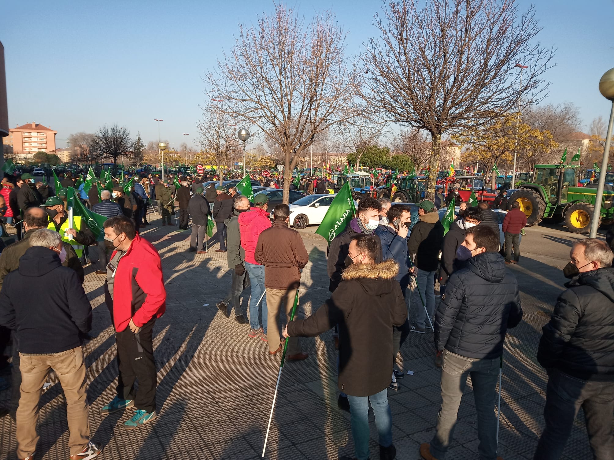 Fotos: Así ha sido la salida de la manifestación del campo