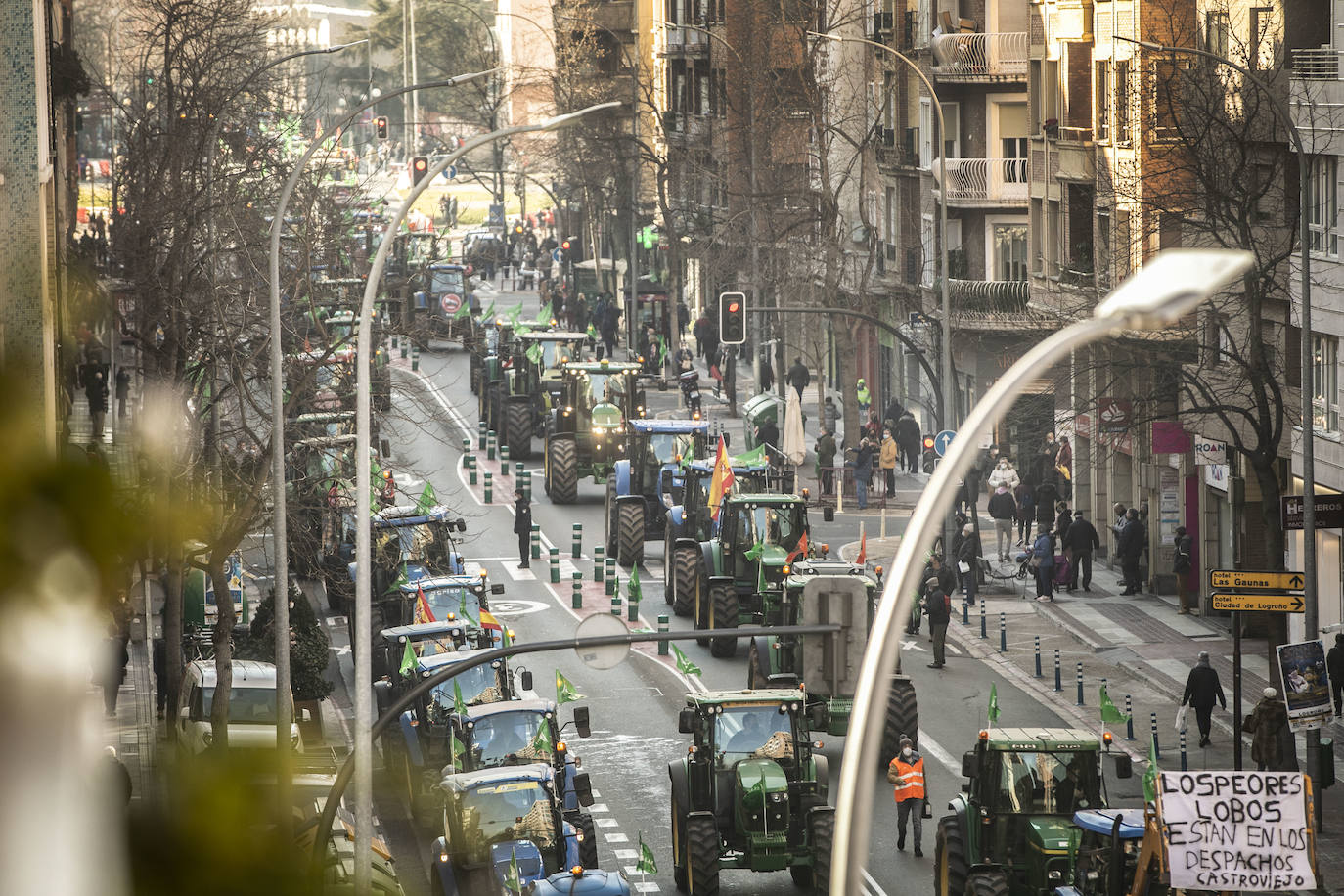 Fotos: El campo riojano se manifiesta en Logroño