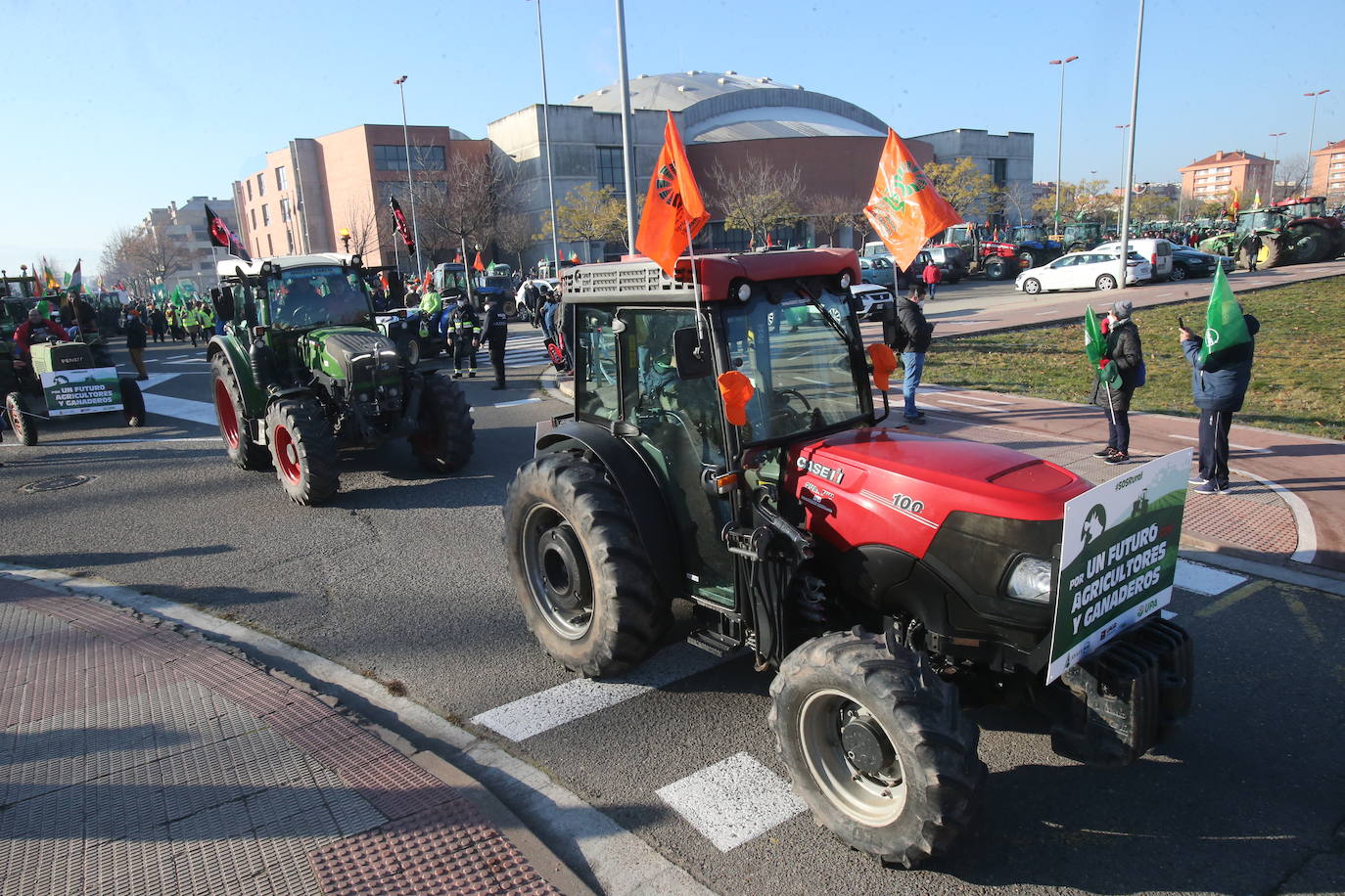 Fotos: La manifestación, a su paso por el centro de Logroño