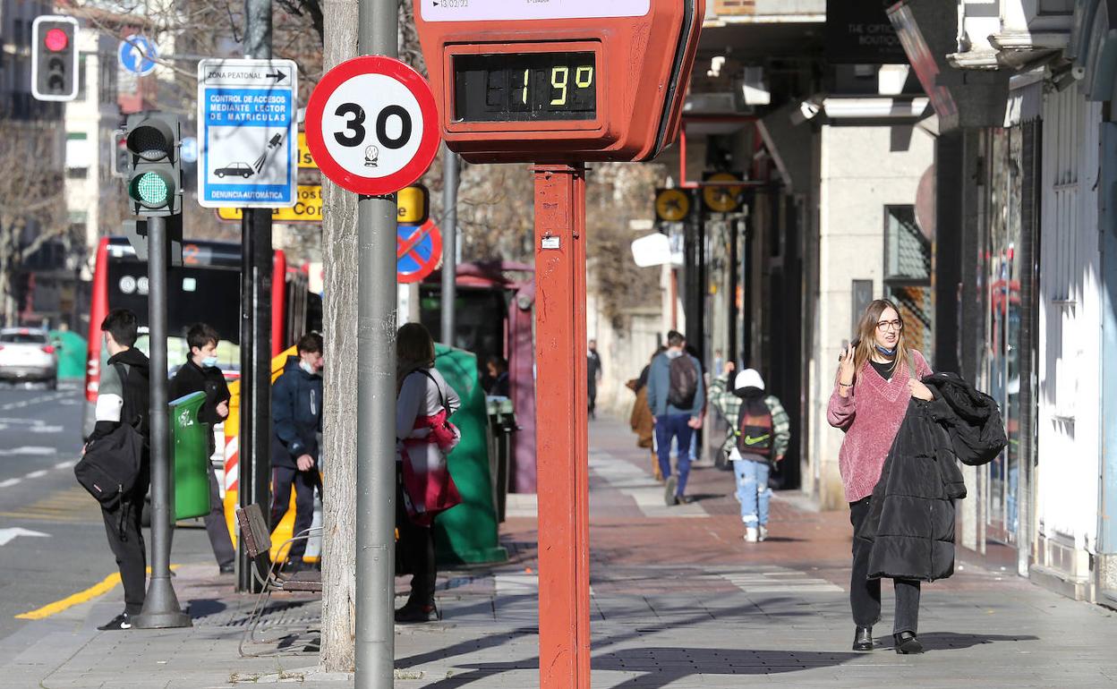 En enero se han registrado grandes contrastes de temperatura. 