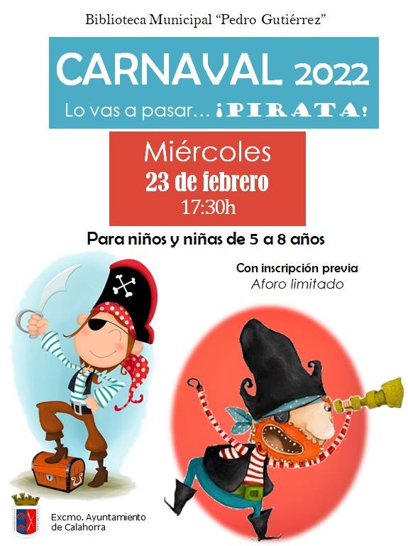 'Lo vas a pasar ¡PIRATA!', en la biblioteca de Calahorra