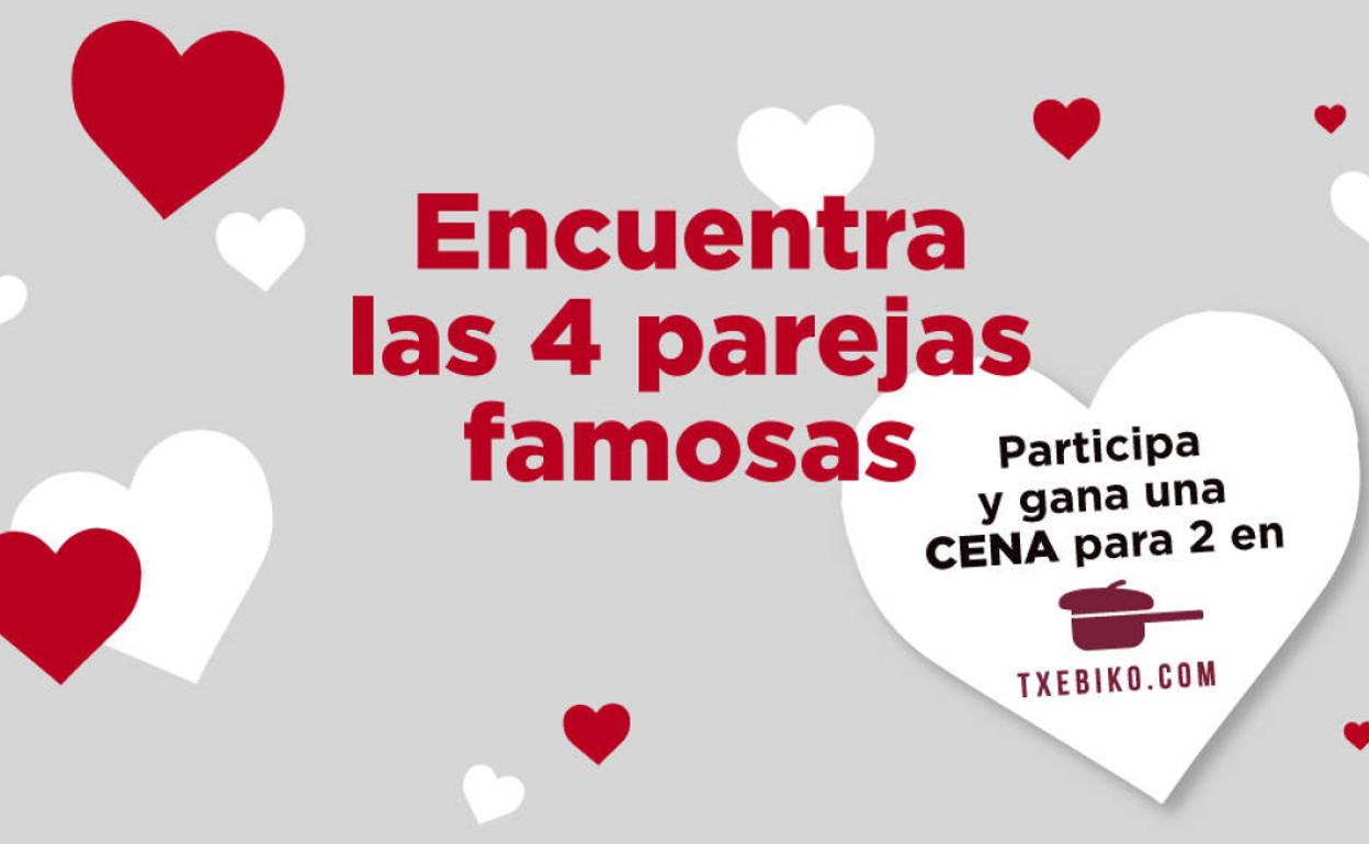 Empareja a estos famosos y entra en un sorteo de una cena para dos