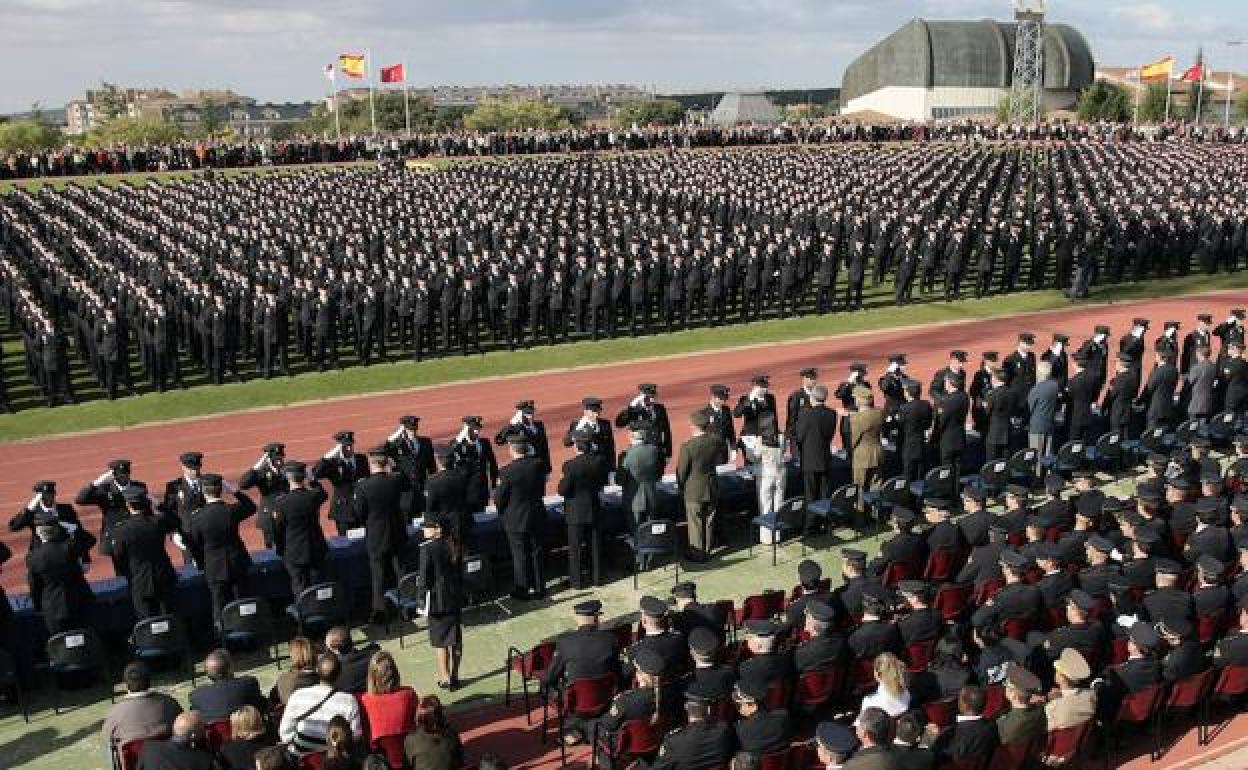 Academia de la Policía Nacional en Avila.