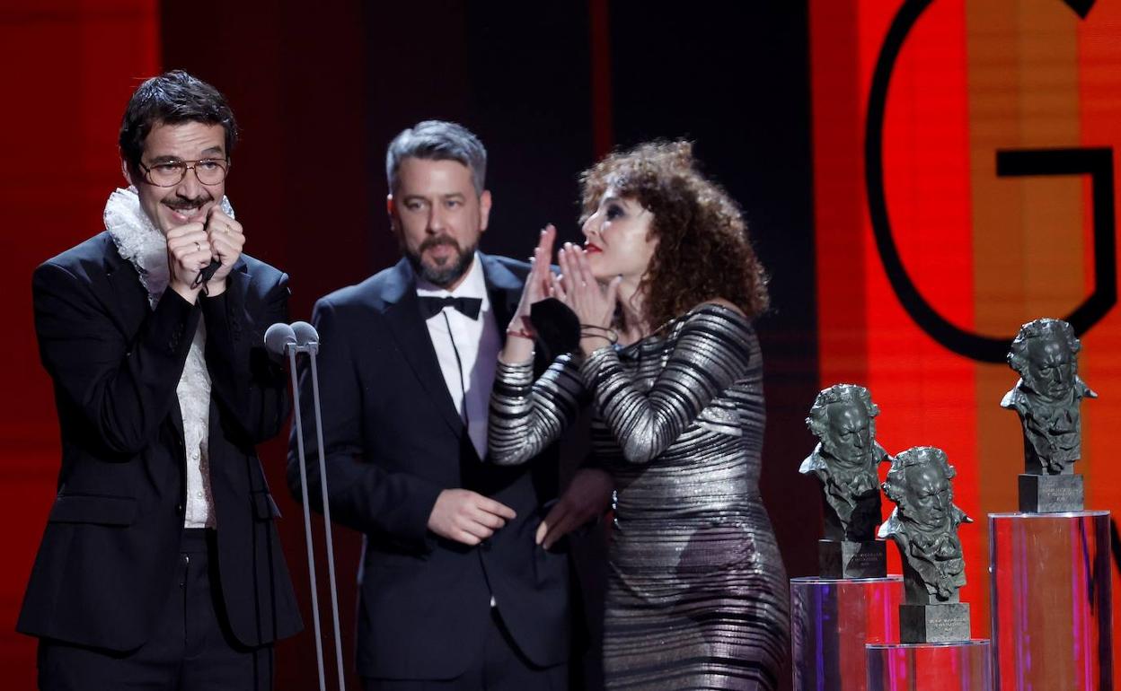 Sarai Rodríguez, al frente del equipo de Maquillaje de la película 'Las leyes de la frontera', ganadora de un Goya