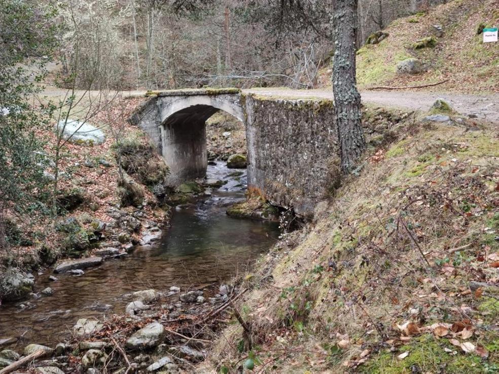 Puente Ra, en Villoslada, una de las siete infraestructuras que serán restauradas por el Gobierno regional. 