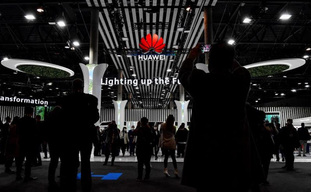 Stand de Huawei en el MWC.