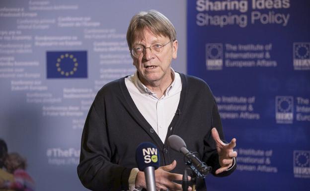 El eurodiputado belga Guy Verhofstadt 