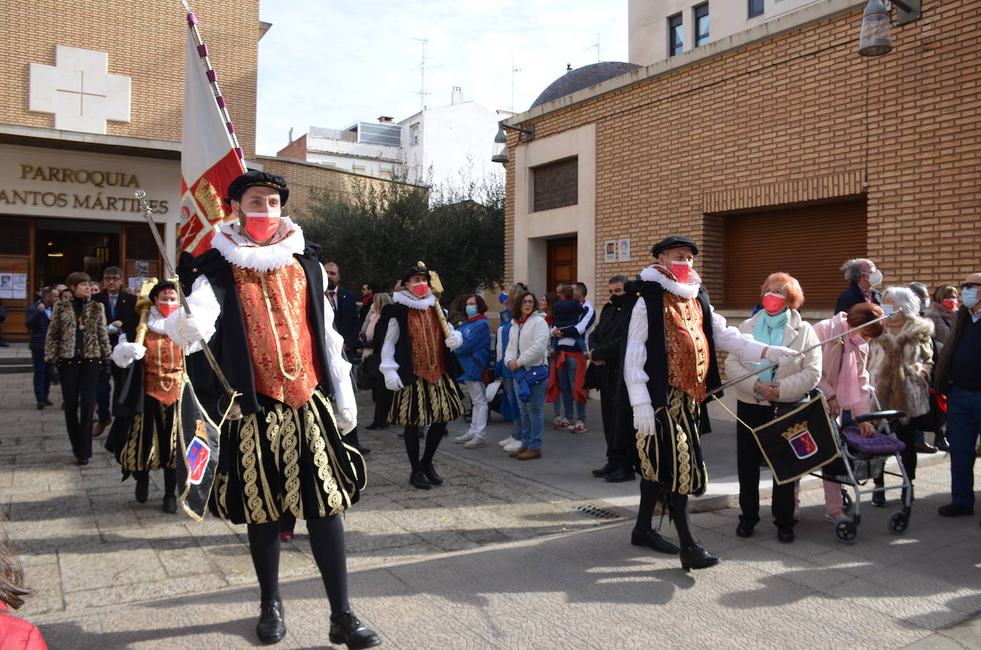 Fotos: La procesión de los mártires Emeterio y Celedonio llena las calles de Calahorra