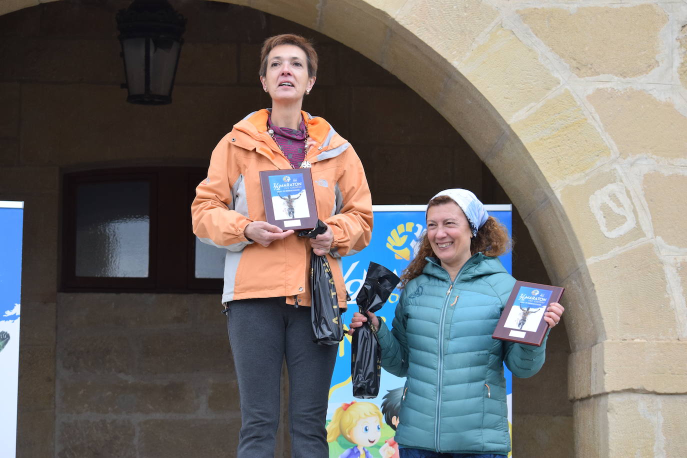 Biruk Rubio y Maite Iñigo se impusieron en la XV Media Maratón del Camino que ha reunido a más de 700 corredores.