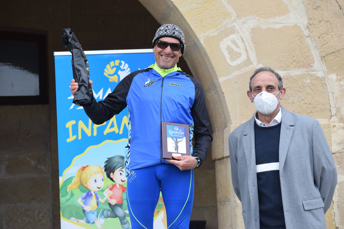 Biruk Rubio y Maite Iñigo se impusieron en la XV Media Maratón del Camino que ha reunido a más de 700 corredores.