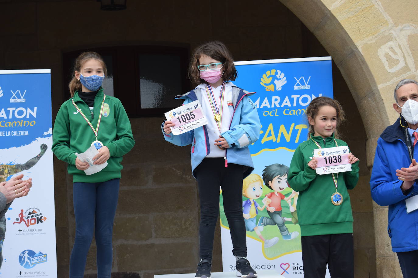 Biruk Rubio y Maite Iñigo se impusieron en la XV Media Maratón del Camino que ha reunido a más de 700 corredores.