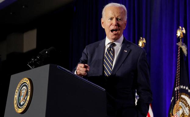 Joe Biden, durante un acto político este viernes en Filadelfia.