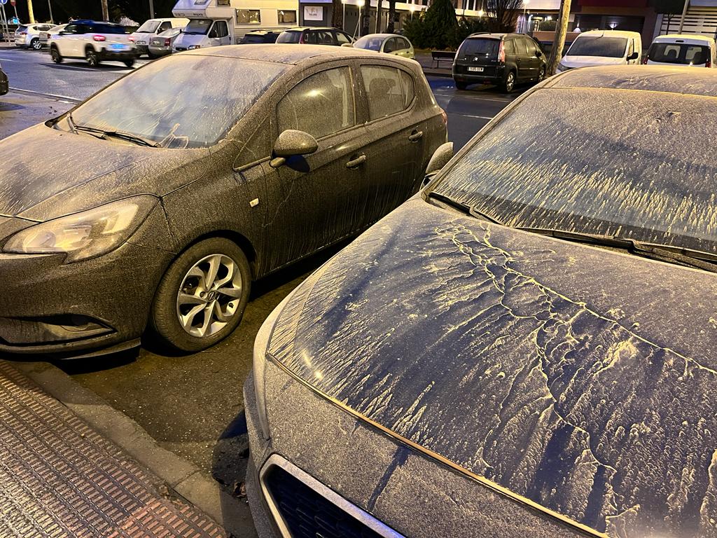 Fotos: Lluvia de barro en Logroño