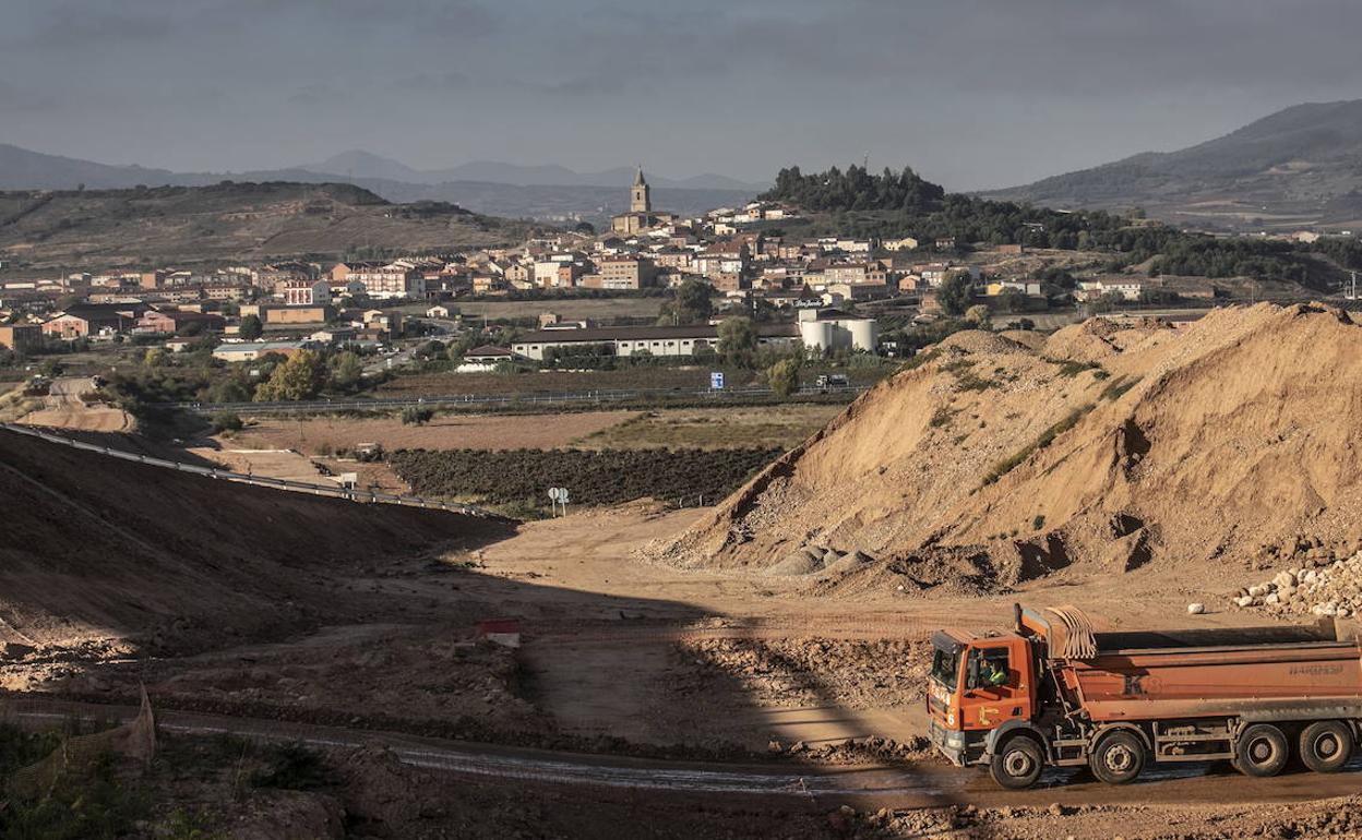 Obras en la ronda sur. 