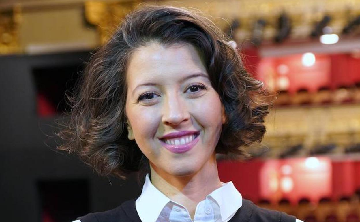 La soprano estadounidense de origen cubano Lisette Oropesa, en el Teatro Real de Madrid. 