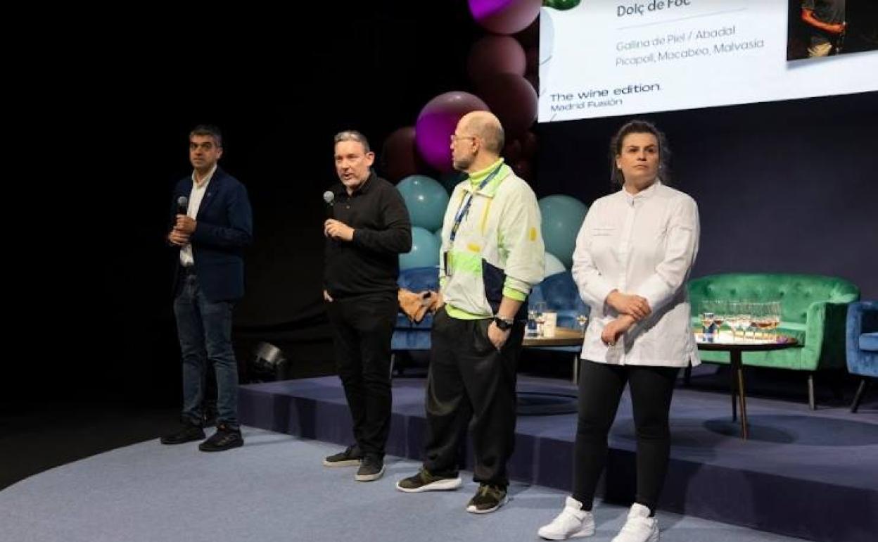 Ferran Centelles, Albert Adrià, Jordi Butrón y Fátima Gismero.