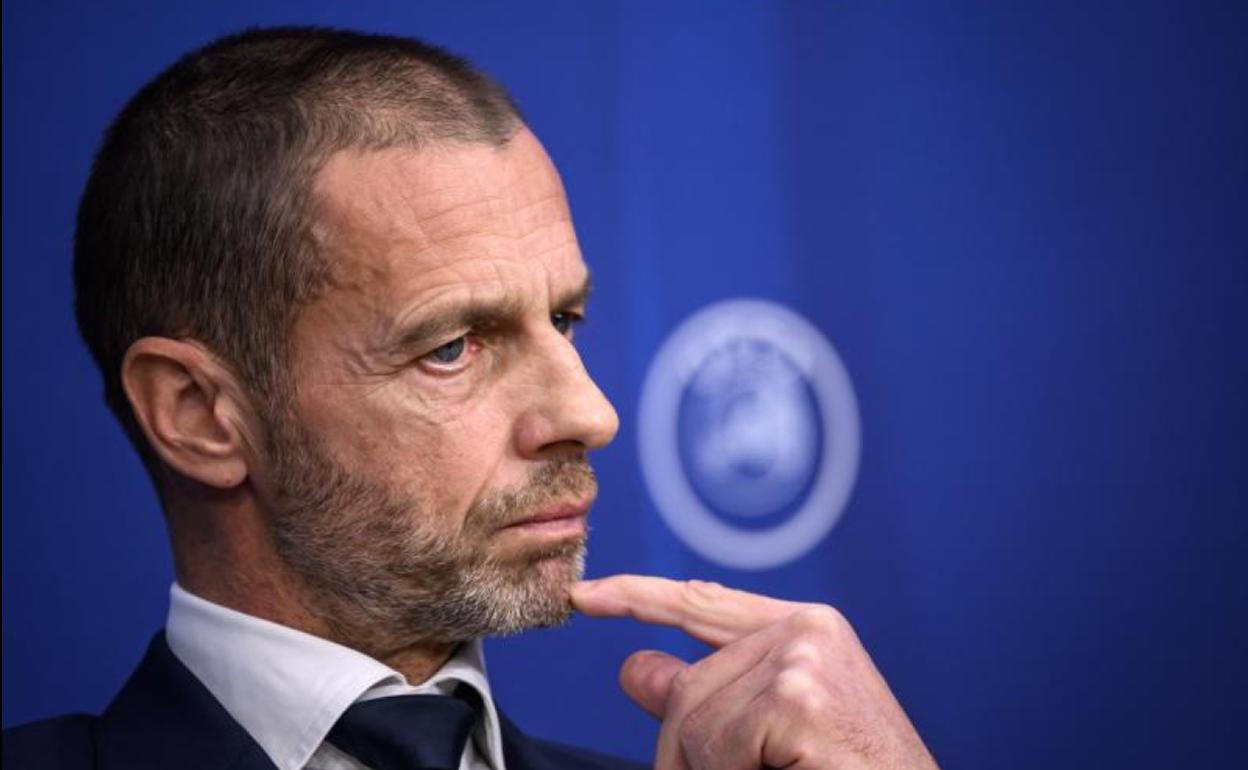 Aleksander Ceferin, presidente de la UEFA. 