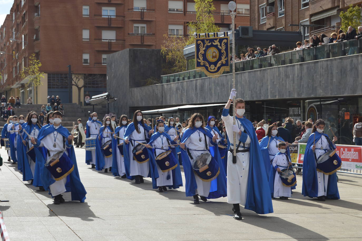 Fotos: La Exaltación de Bandas de Cofradías regresa a las calles de Arnedo tras dos años de silencio