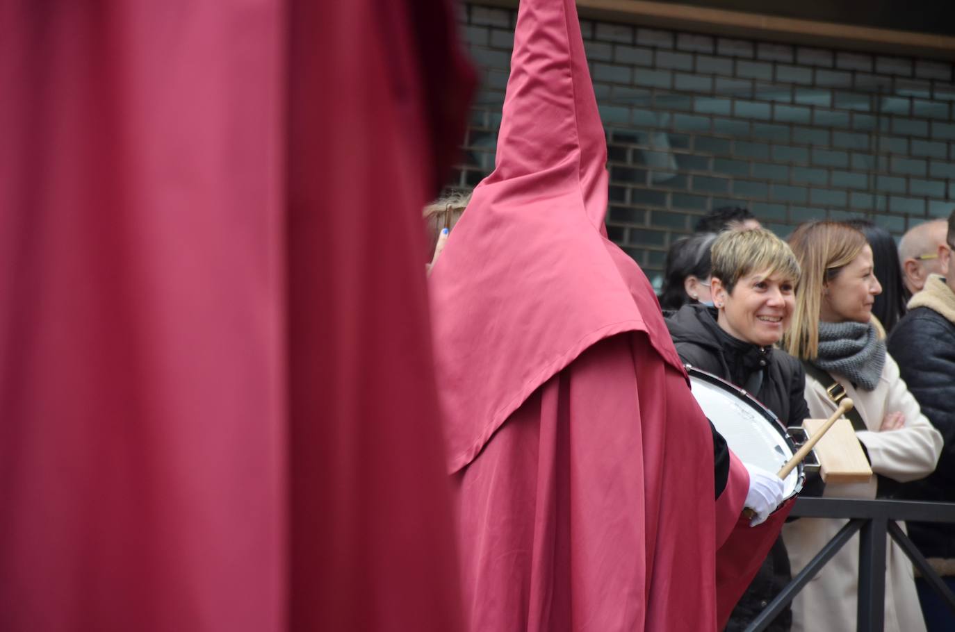 La emoción ha vuelto este jueves al corazón de Calahorra en el Encuentro más esperado de su Semana Santa. 