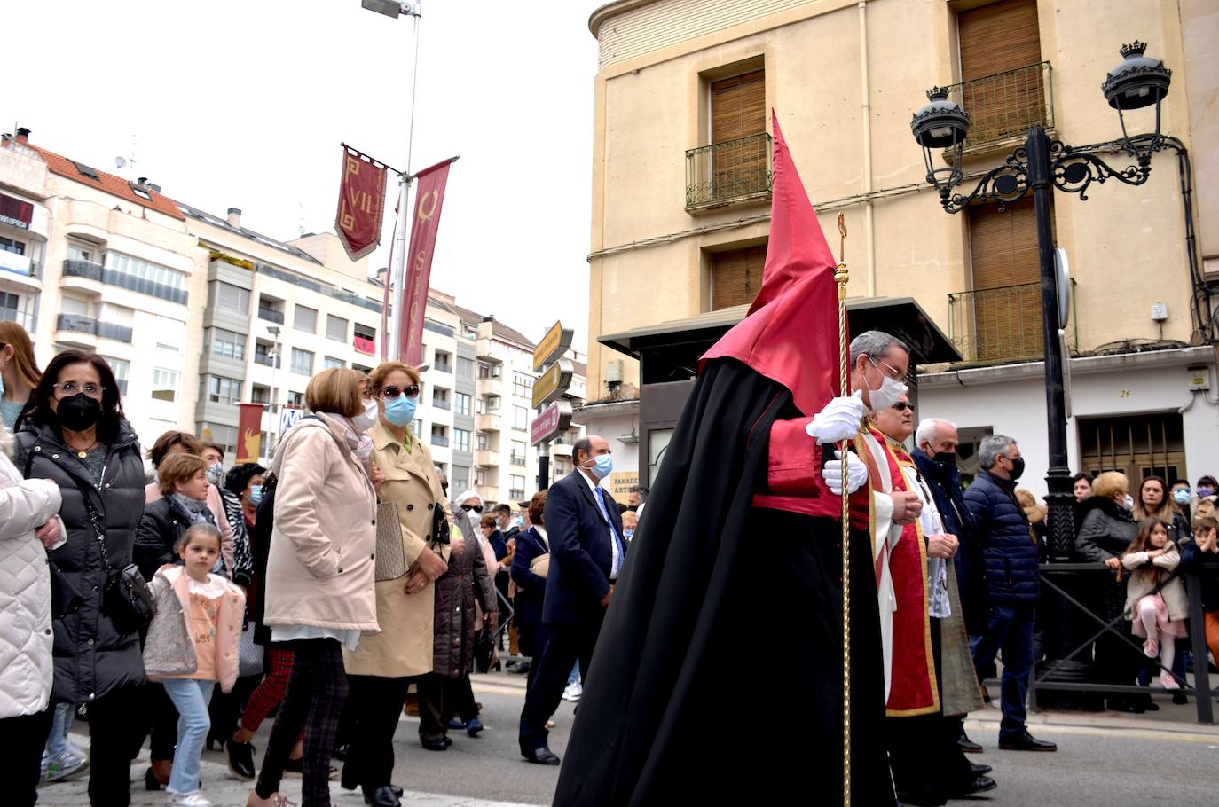 La emoción ha vuelto este jueves al corazón de Calahorra en el Encuentro más esperado de su Semana Santa. 