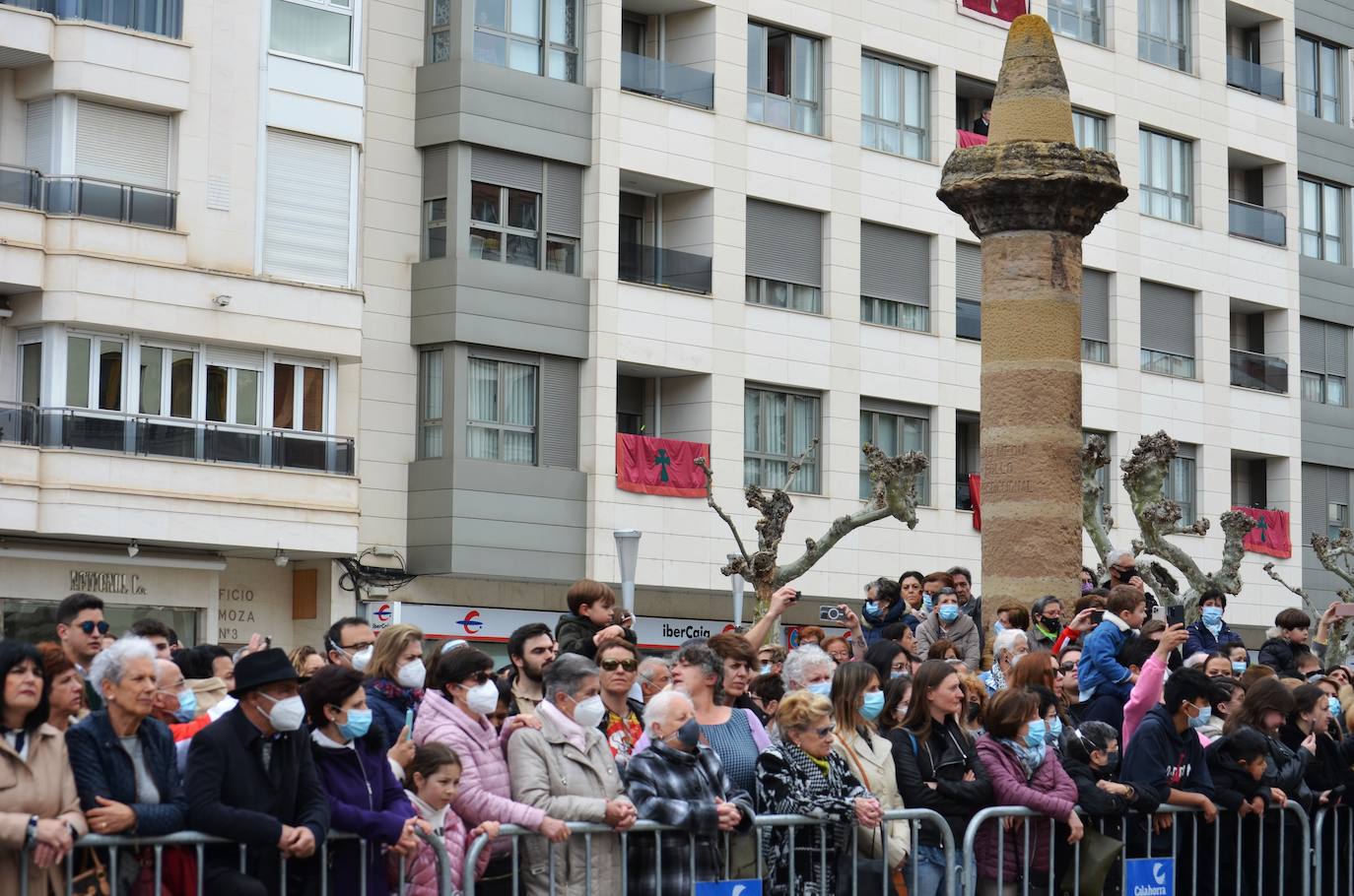 La emoción ha vuelto este jueves al corazón de Calahorra en el Encuentro más esperado de su Semana Santa. 