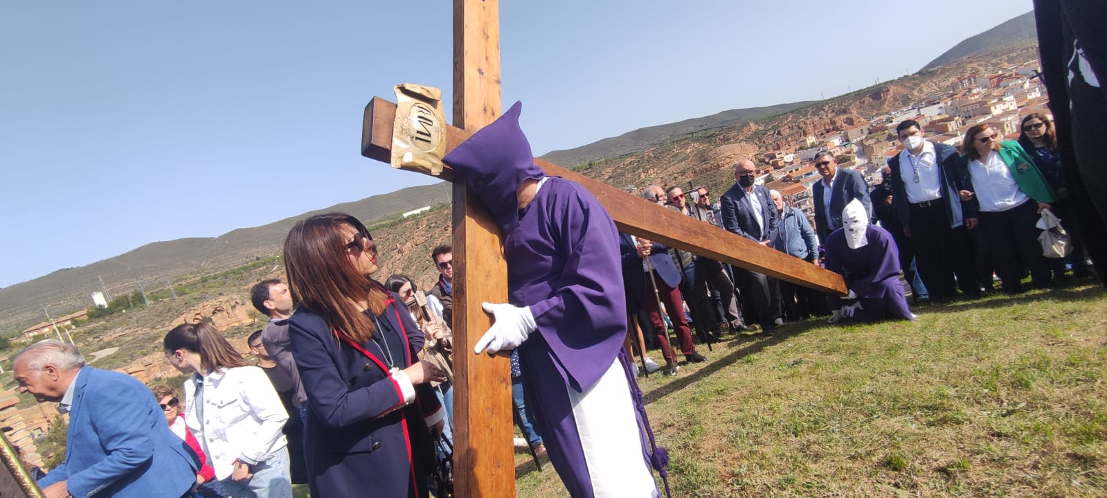 Vía Crucis al Calvario, en Arnedo. 