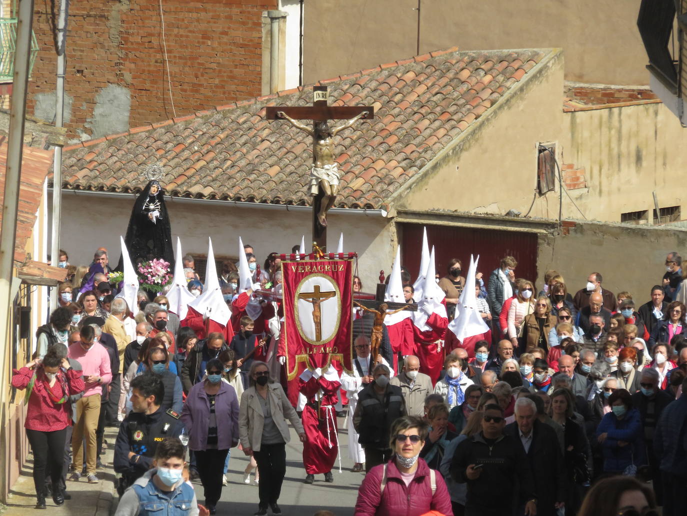 Vía Crucis del Cristo Crucificado y la Soledad, en Alfaro.