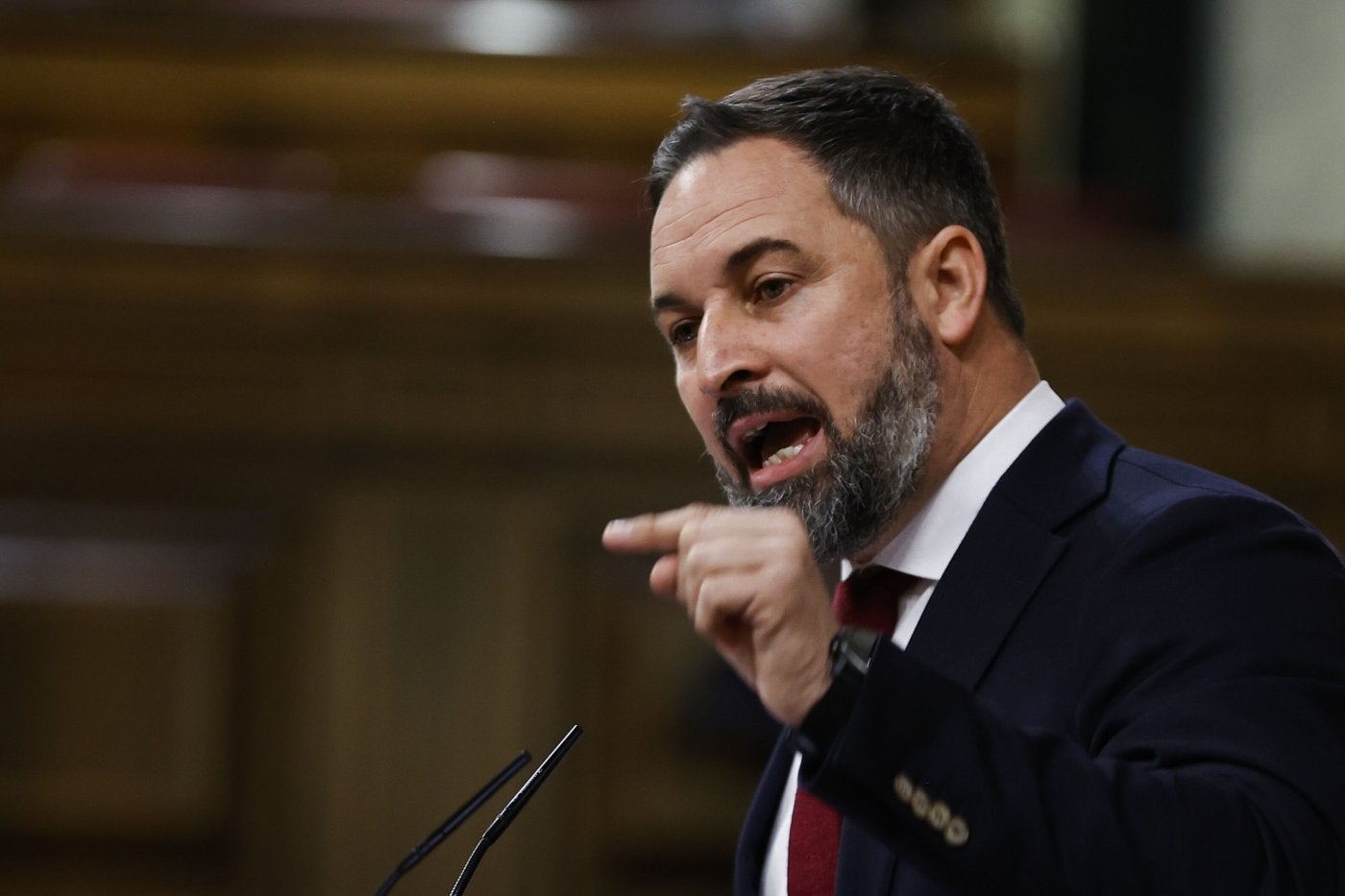 Santiago Abascal, líder de Vox. 